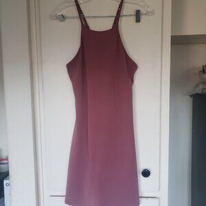 Girlfriend Collective Maroon Dress Size Large